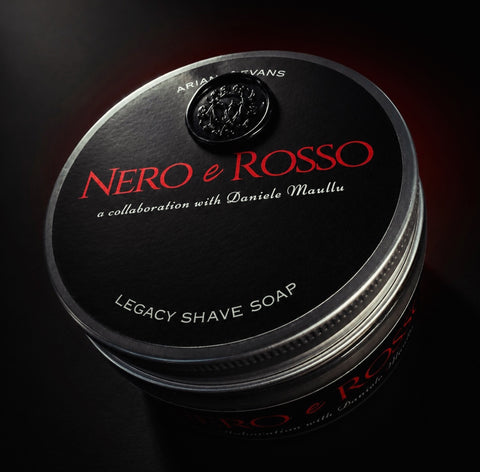Daniele Maullu Nero e Rosso Shaving Soap by Ariana & Evans