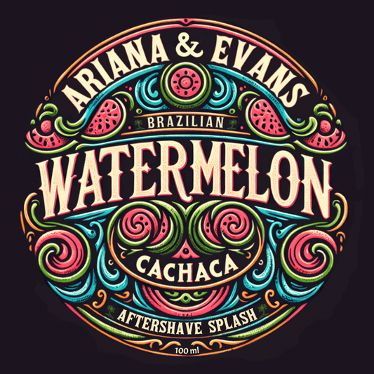 Watermelon Cachaca Shaving Cream by Ariana & Evans. Refreshing Watermelon & Rum drink from Brazil