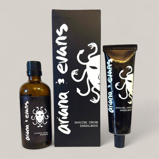 Sandalwood Shaving Cream & Splash Set