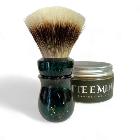 Custom Latte e Menta Shaving Brush by Paul Trotter