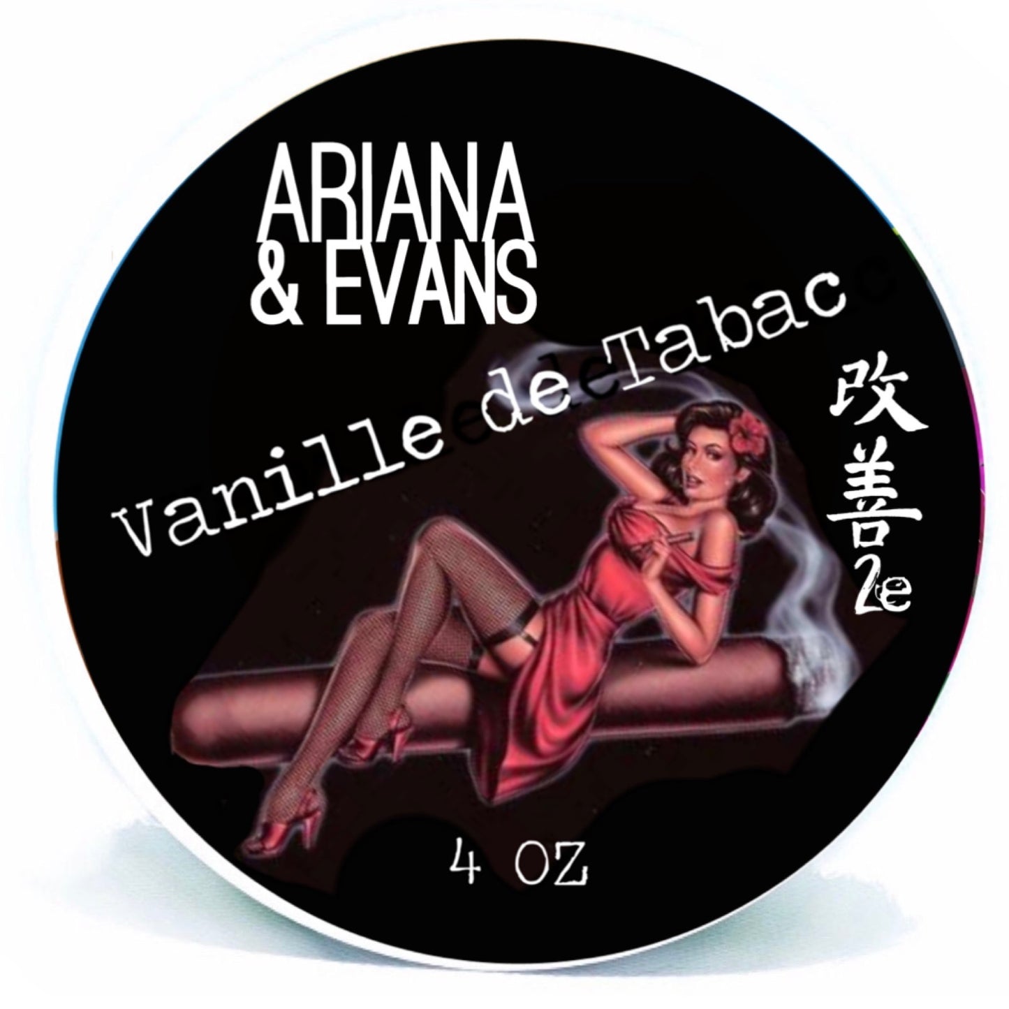 Vanille de Tabac tallow Shaving Soap by Ariana & Evans. Inspired by Tom Ford Tobacco Vanille