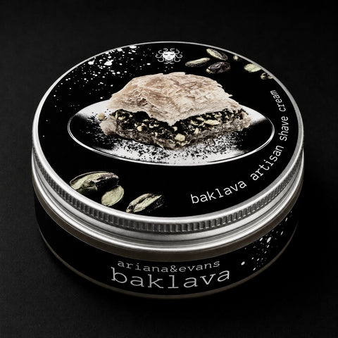 baklava shave cream