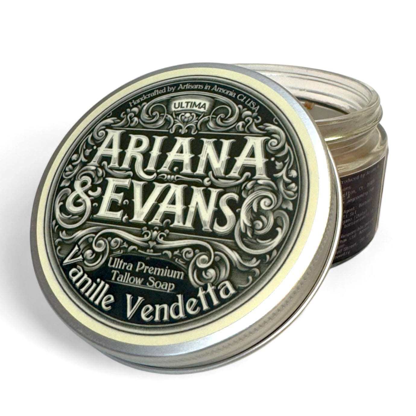 Vanille Vendetta Shaving Soap by Ariana & Evans. Amazing performance in this shave soap