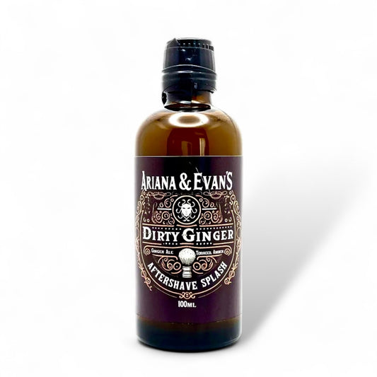 Dirty Ginger aftershave splash by Ariana & Evans. Nourishing and protective