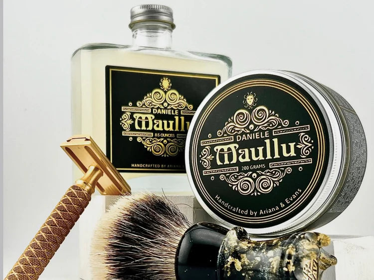 Daniele Maullu Legacy Shave Soap by Aiana & Evans. Barberhop & Oud