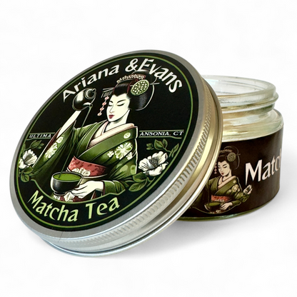 matcha tea shaving soap