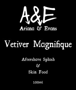 Vetiver Magnifique Aftershave Splash & Skin Food